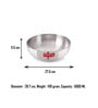 Oz 5 Ltrs Induction Friendly Silver Aluminium Kadhai