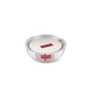 Umbra 700ml Induction Friendly Silver Aluminium Kadhai with Lid