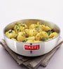 Umbra 700ml Induction Friendly Silver Aluminium Kadhai with Lid