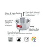 Arabesque 2 Ltrs Induction Friendly Silver Aluminium Cooking Pot