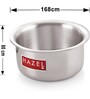 Lucca Induction Friendly Silver Aluminium (Set of 2) Cooking Pot