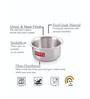 Lucca 1 Ltr Induction Friendly Silver Aluminium Cooking Pot