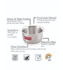 Power 5.3 Ltrs Induction Friendly Silver Aluminium Cooking Pot