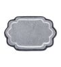 Silver Anti Skid Polyester Bathmat (45x65 cm)