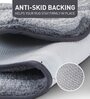 Silver Anti Skid Polyester Bathmat (55x85 cm)