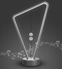 Charlotte Silver Plastic LED Lamps