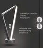 Charlotte Silver Plastic LED Lamps