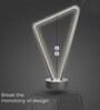 Charlotte Silver Plastic LED Lamps