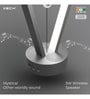 Charlotte Silver Plastic LED Lamps