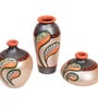 Silver Bloom (Set Of 3) Silver Terracotta Floor Vase