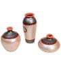 Silver Bloom (Set Of 3) Silver Terracotta Floor Vase