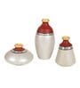 Silver Bloom (Set Of 3) Table Vase