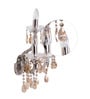 Brass Candle Wall Light (Silver)