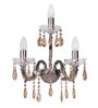 Brass Candle Wall Light (Silver)