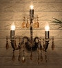 Brass Candle Wall Light (Silver)