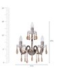 Brass Candle Wall Light (Silver)