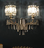 Silver Crystal Wall Sconces