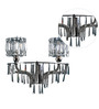 Silver Crystal Wall Sconces