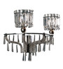 Silver Crystal Wall Sconces