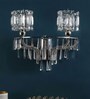 Silver Crystal Wall Sconces
