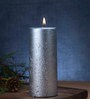 Silver Decorative Candle