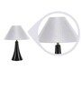 Silver Fabric Designer Table Lamp