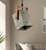 Shiny Silver Ceramic Hanging Light