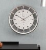 Silver Finish Chrome 12 Inch Wall Clock