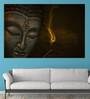 Buddha In Silver Canvas Framed Art Print (33 x 21 Inches)