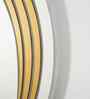 Silver Frameless LED Oval Wall Mirror 24 X 30 In