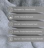 Silver Fur Super Soft 16x16 Cushion Cover Silver Fur Super Soft 16x16 Cushion Cover