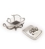 Silver Glass  & Aluminium 12 Inch Appetizer Platters