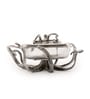 Silver Glass  & Aluminium 12 Inch Appetizer Platters