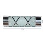 Oldie Metal Flush Mount Wall Light (Silver)