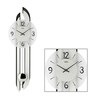 Silver Glass Framed Analog Novelty Wall Clock