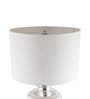 Silver Glass Majestic Aurora table lamp