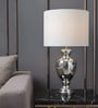 Silver Glass Majestic Aurora table lamp