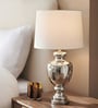 Silver Glass Majestic Aurora table lamp