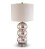 Silver Glass Orion Silver Glow glass Lamp