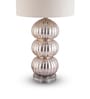 Silver Glass Orion Silver Glow glass Lamp