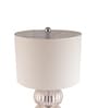Silver Glass Orion Silver Glow glass Lamp