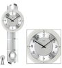 Silver Glass Wall Clock