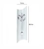 Silver Glass Novelty Wall Clock