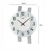Silver Glass Wall Clock