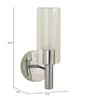 Genoa Silver Glass Wall Sconces