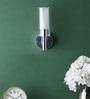 Genoa Silver Glass Wall Sconces