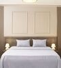 Silver Grey 400TC Solid Embroidery Superking Bedsheet with 2 Pillow Covers Silver Grey 400TC Solid Embroidery Superking Bedsheet with 2 Pillow Covers