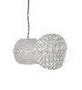 Gary Silver Crystal Hanging Light