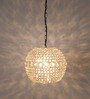 Gary Silver Crystal Hanging Light