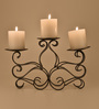 Silver Table Metal Candle Holder